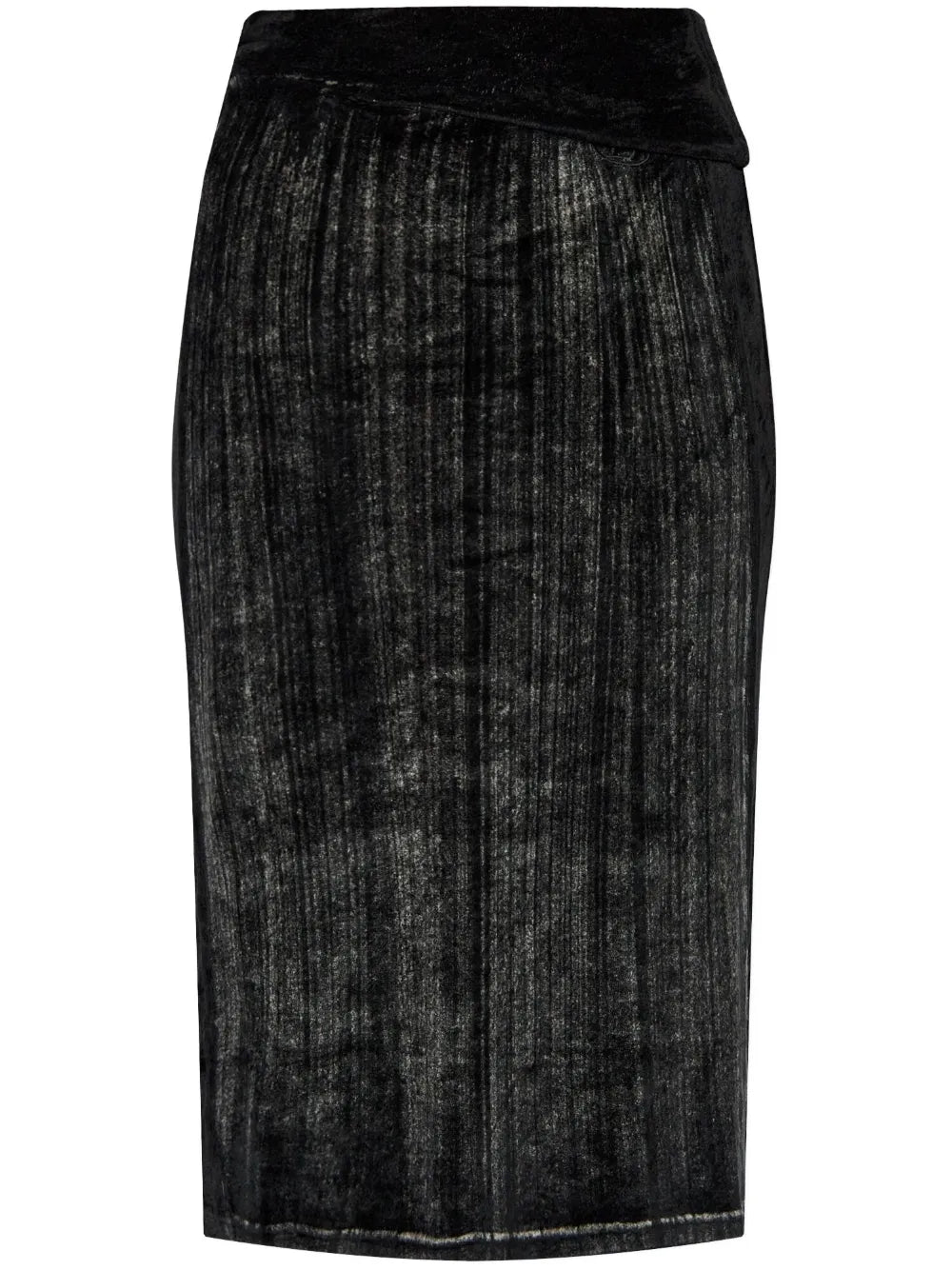 Faded-Effect Pencil Skirt