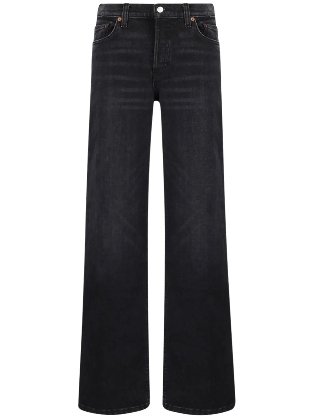 Logo-Patch Wide-Leg Jeans
