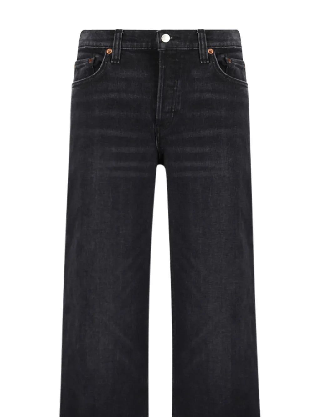 Logo-Patch Wide-Leg Jeans