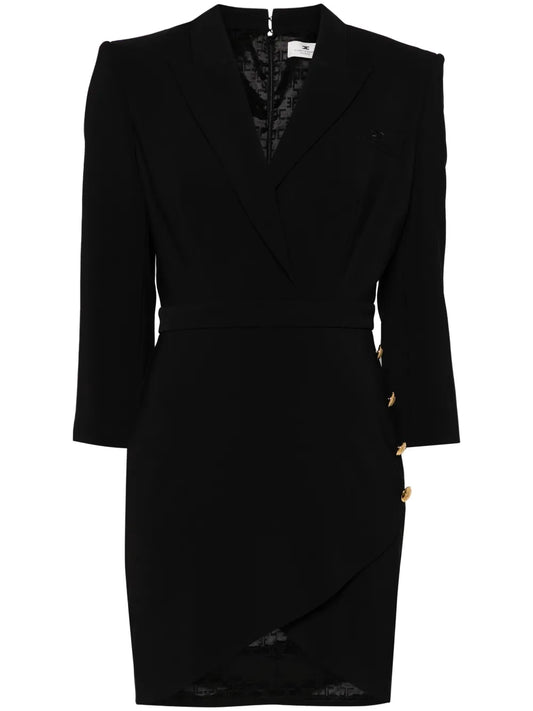 Buttoned Coat Dress