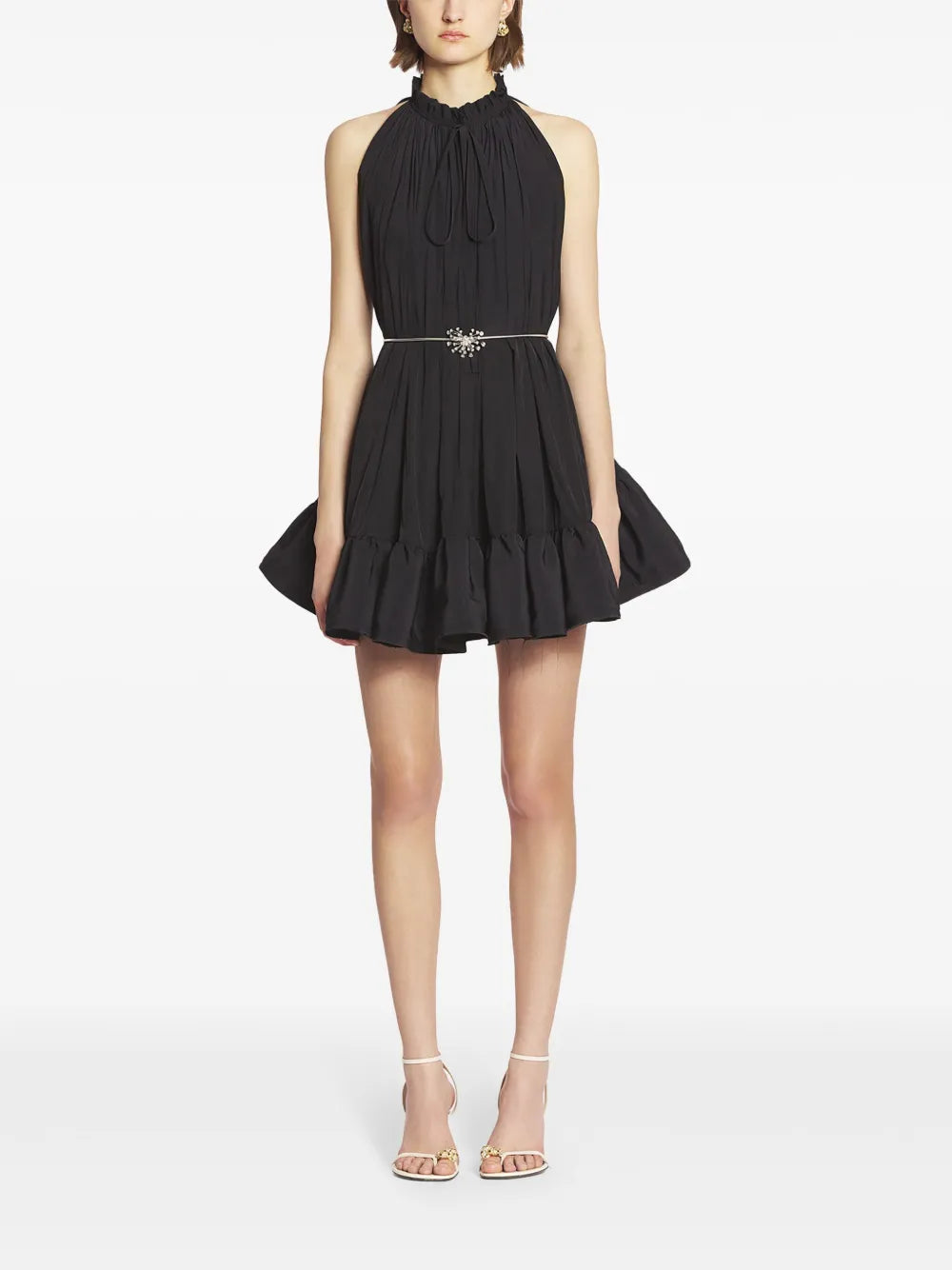Ruffled Mini Dress