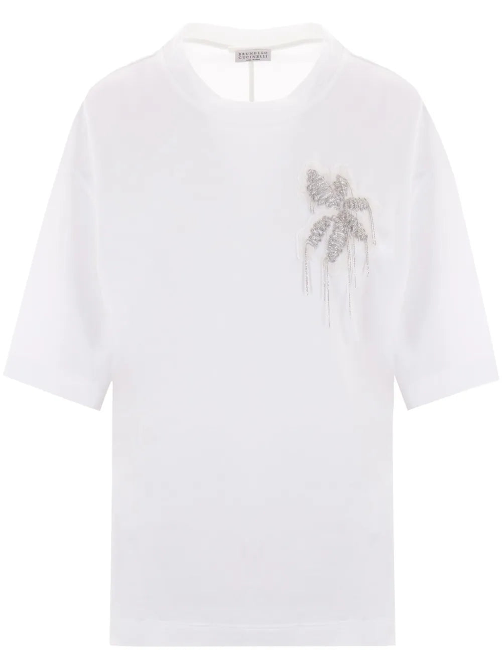 Rhinestone-Embellished T-Shirt