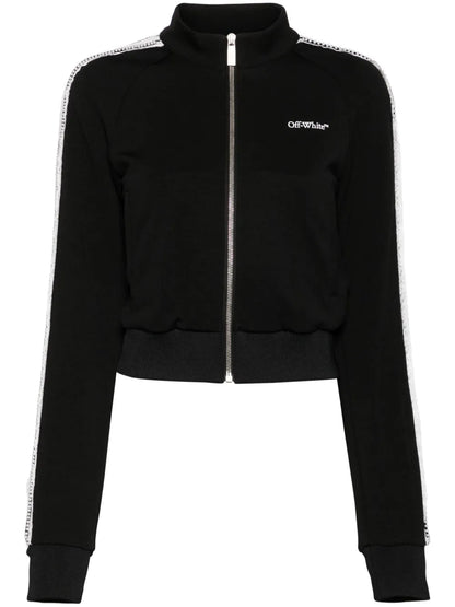 Lace Logo-Print Track Jacket