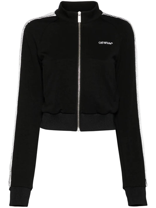 Lace Logo-Print Track Jacket