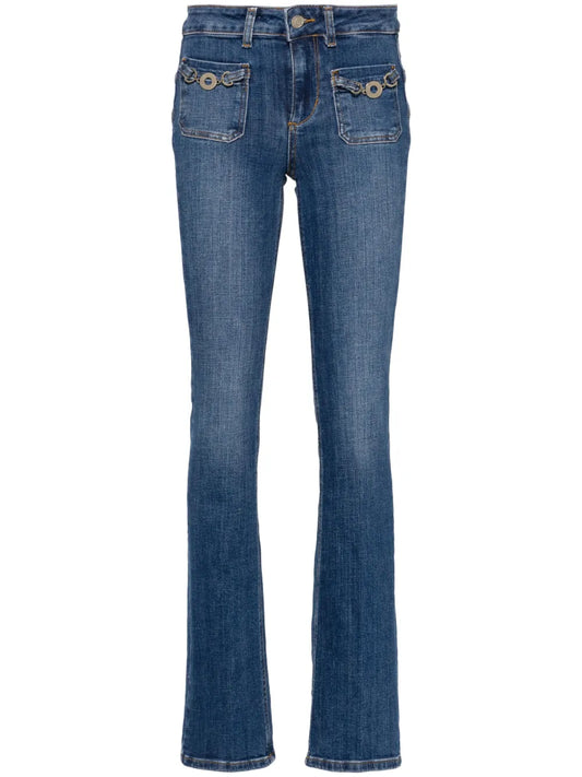 Logo-Charm Jeans