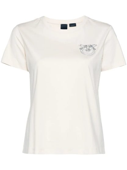 Love Birds-Appliqué T-Shirt