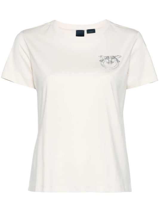 Love Birds-Appliqué T-Shirt