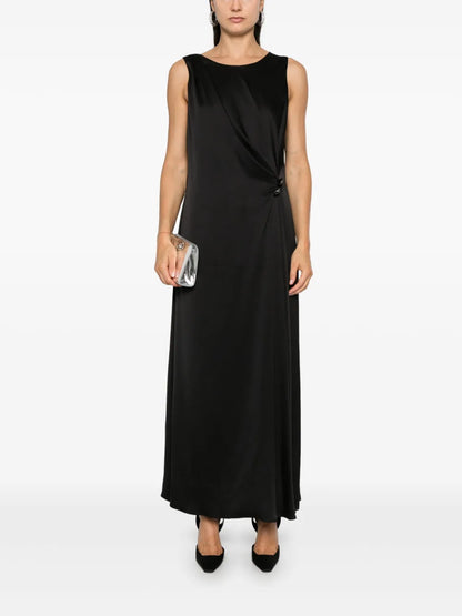Rhinestone-Detail Maxi Dress