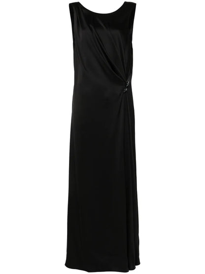 Rhinestone-Detail Maxi Dress