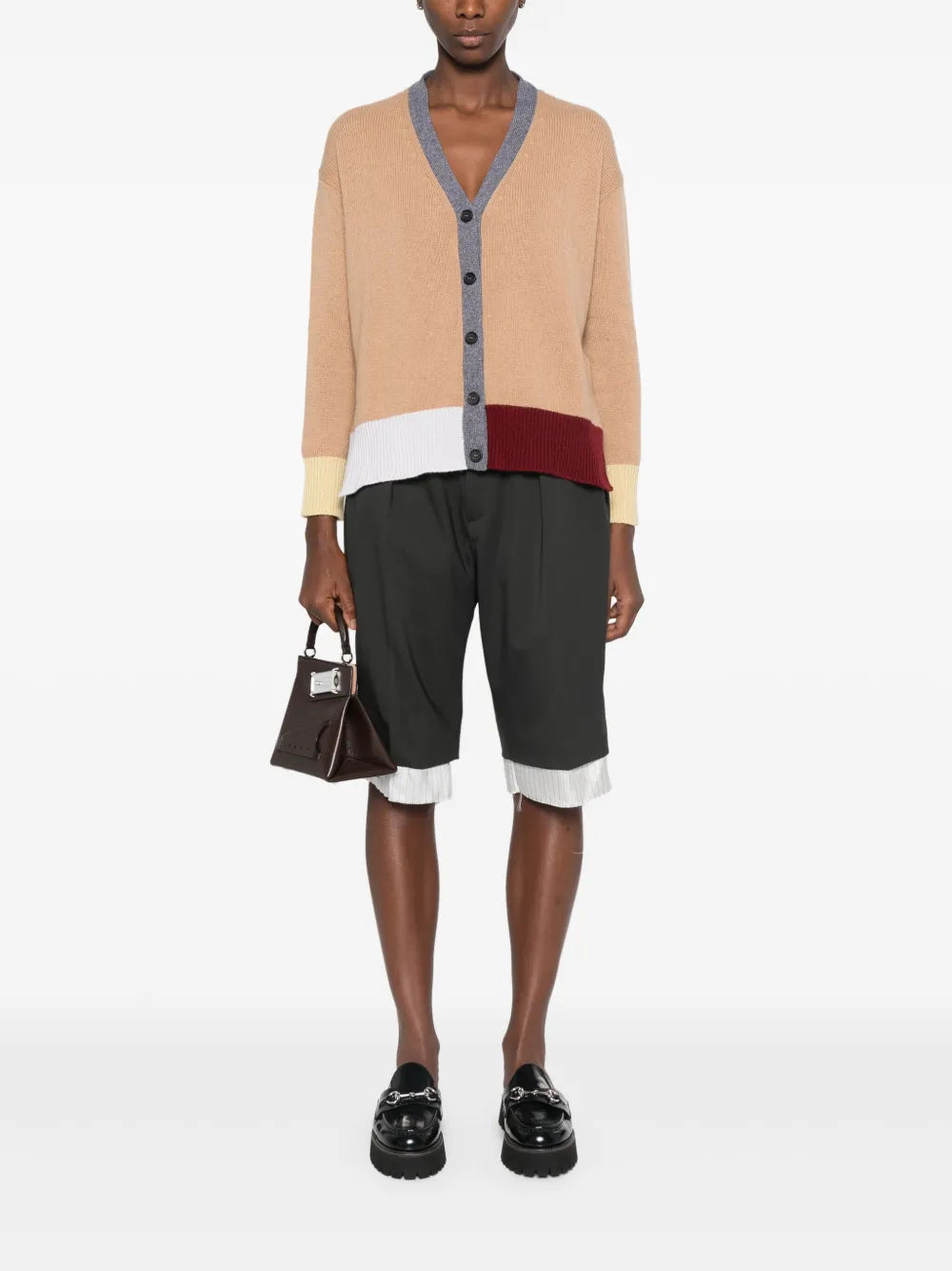 Logo-Embroidered Cardigan
