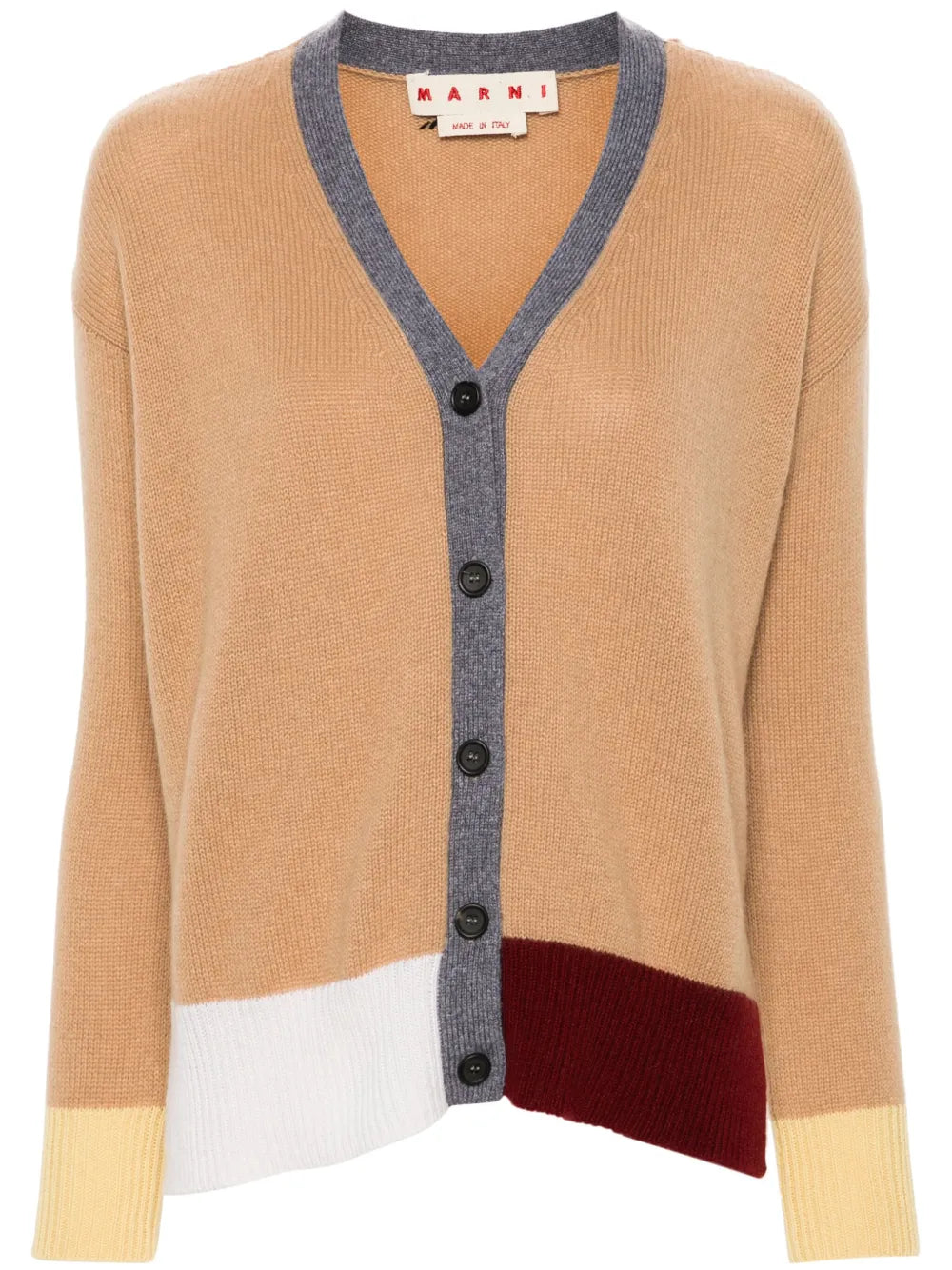 Logo-Embroidered Cardigan