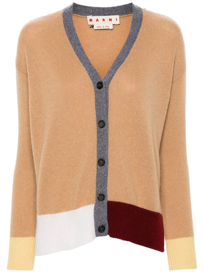 Logo-Embroidered Cardigan