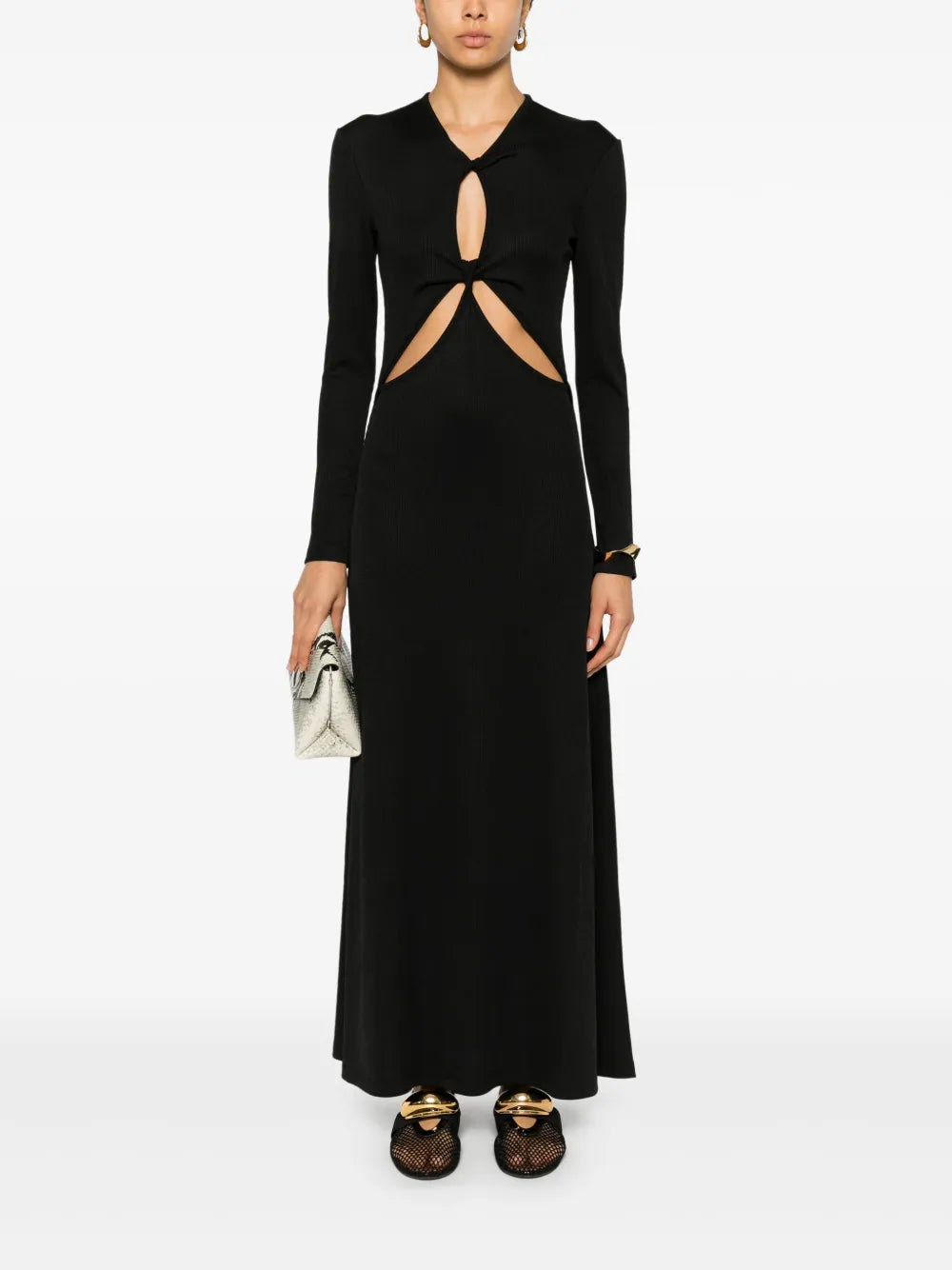 Open Twist Anglaise Dress