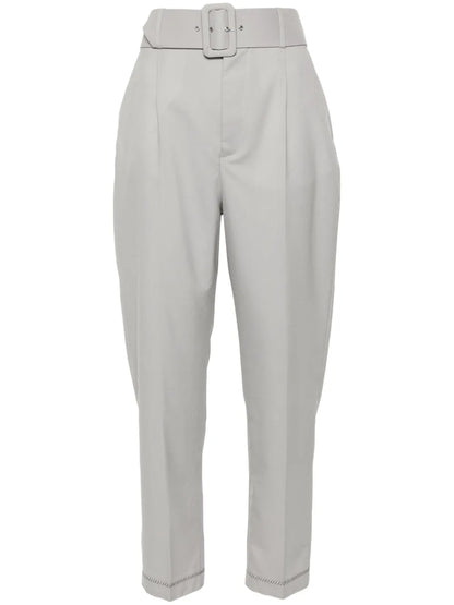Belted Tailored Trousers