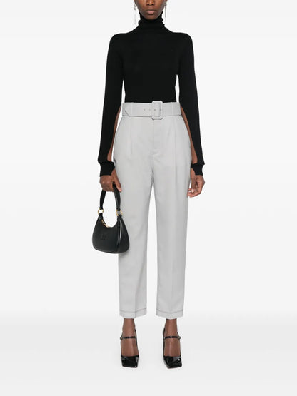 Belted Tailored Trousers