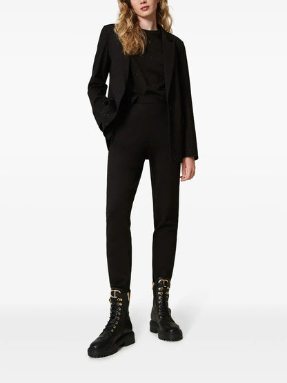 Elasticated-Waist Trousers