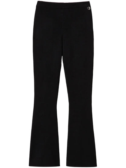 Flared Knitted Trousers