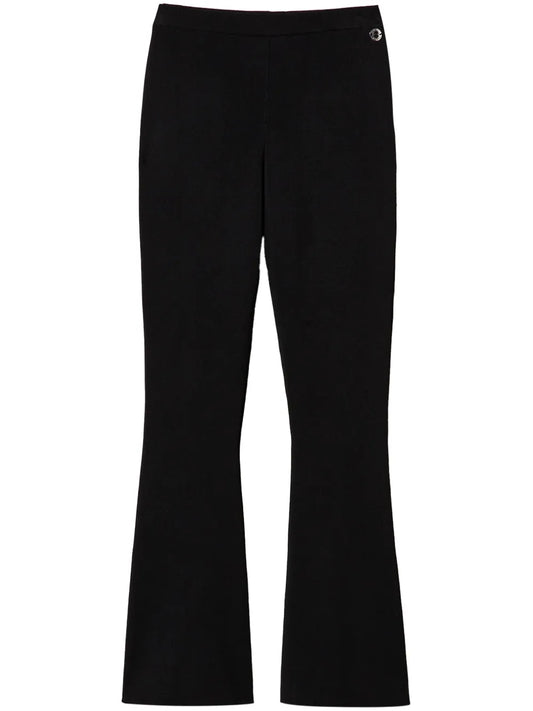 Flared Knitted Trousers