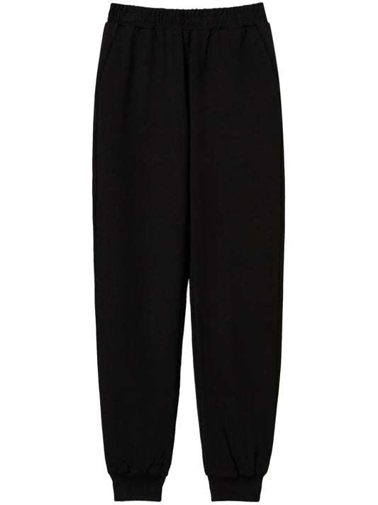 Elasticated-Waist Track Pants