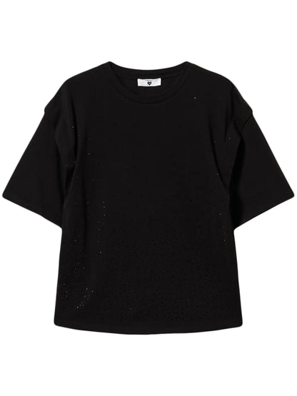 Rhinestone-Embellished T-Shirt