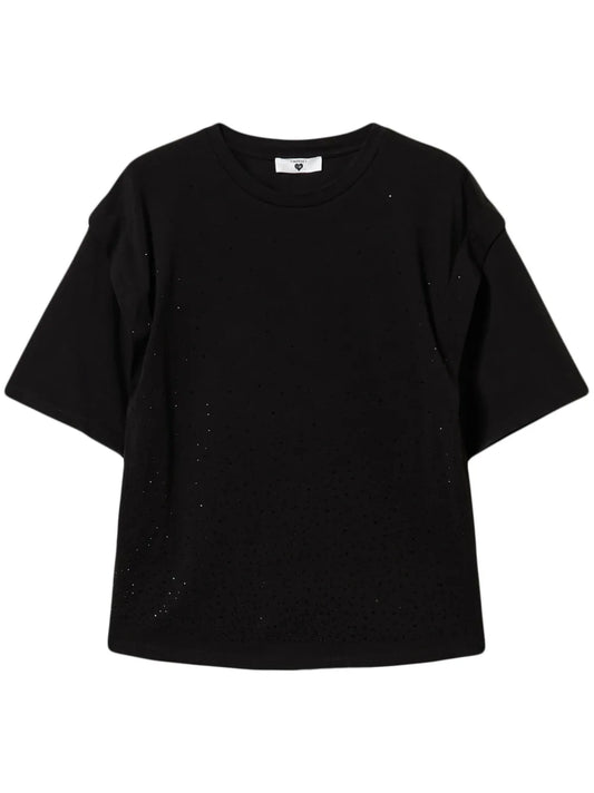 Rhinestone-Embellished T-Shirt