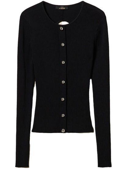 Ribbed Cardigan