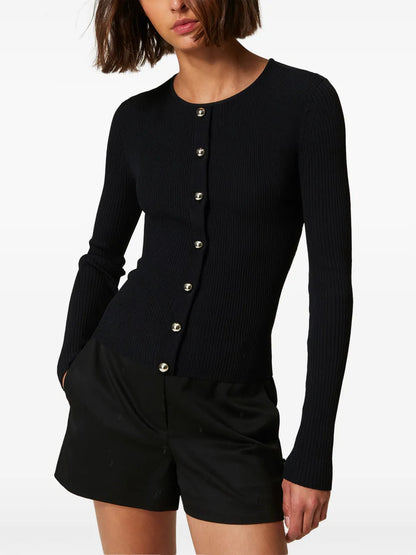 Ribbed Cardigan