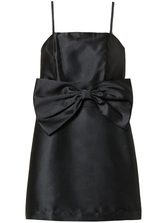 Bow-Detailing Mini Dress