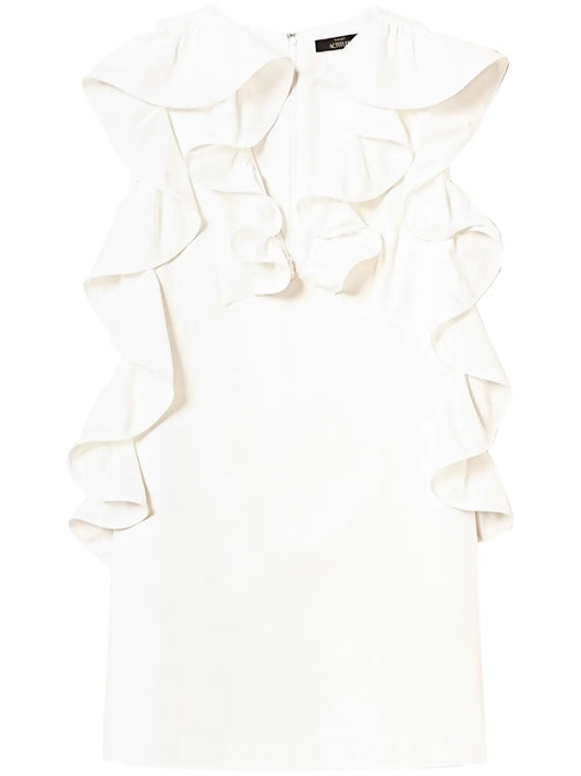 Ruffled V-Neck Minidress