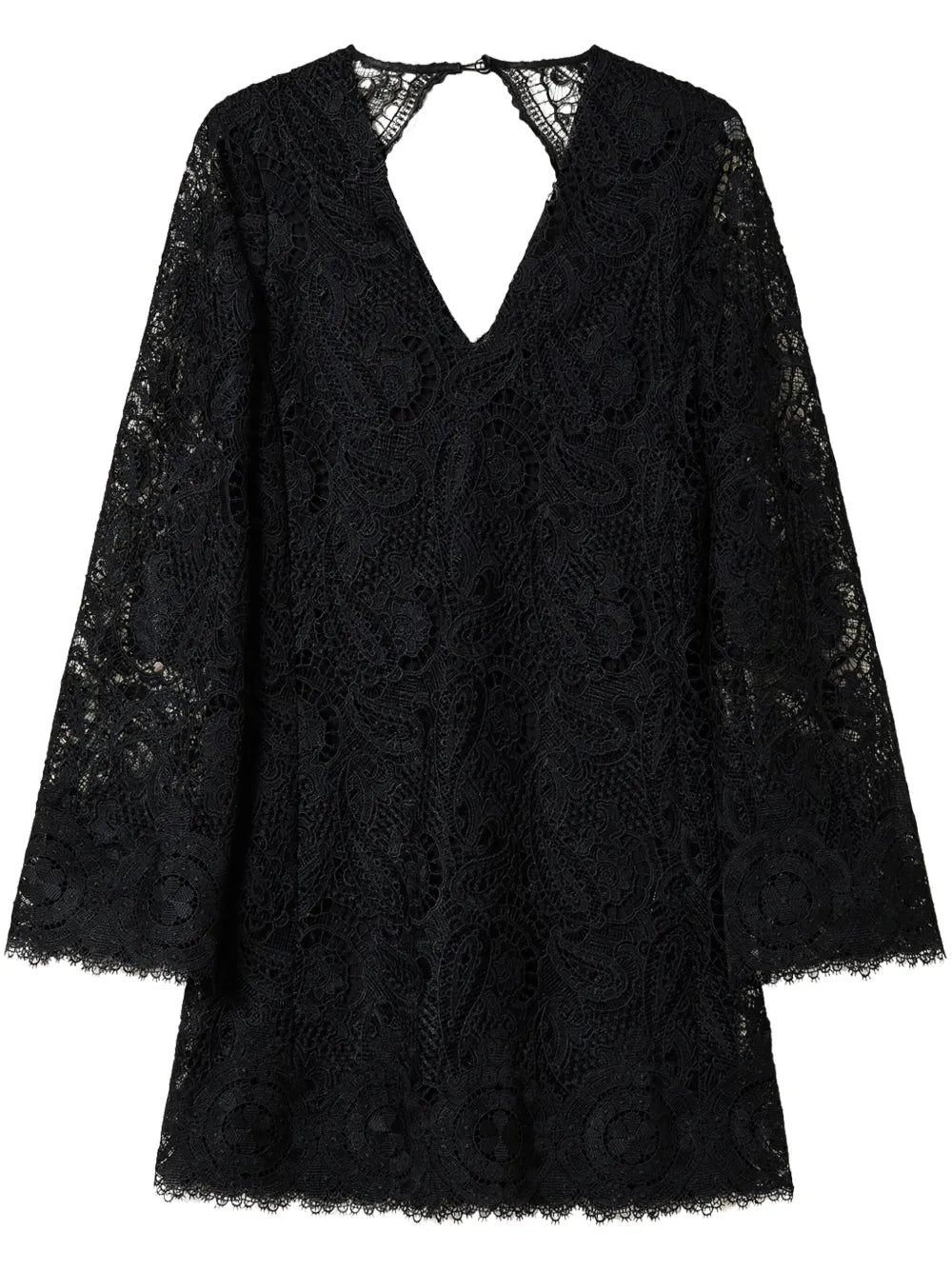 Macramé Lace Mini Dress