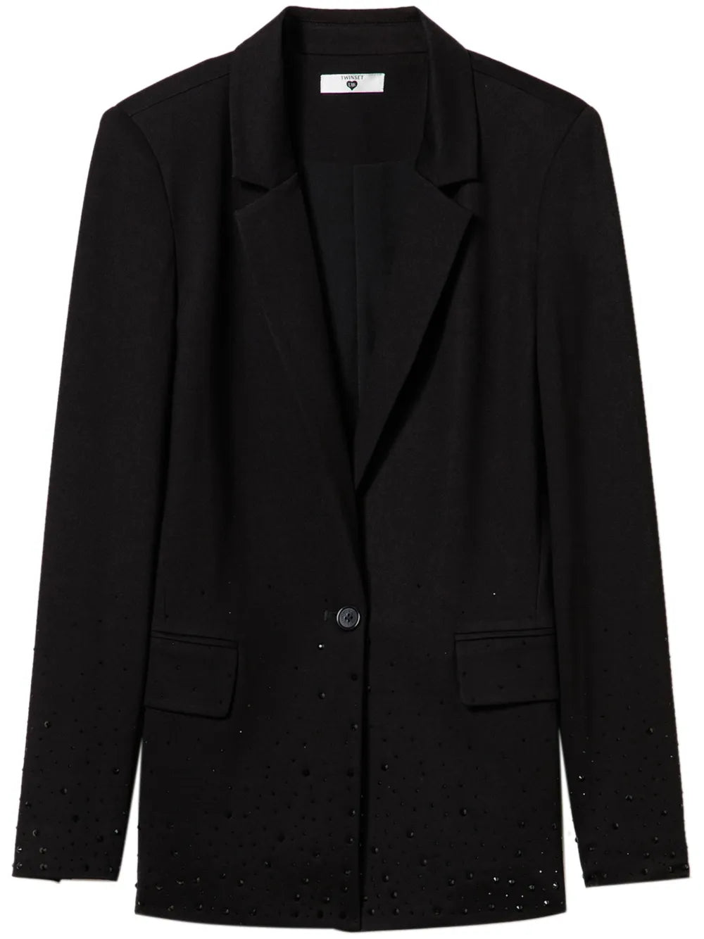 Rhinestone-Embellished Blazer