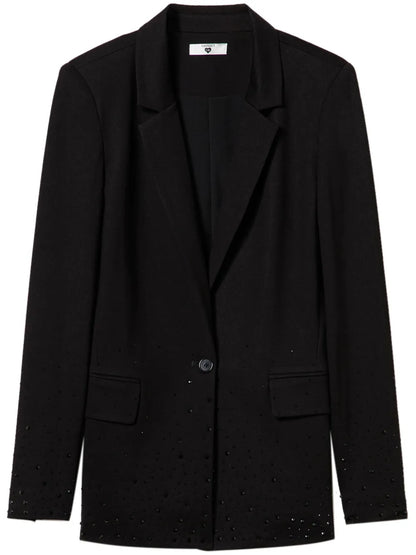 Rhinestone-Embellished Blazer