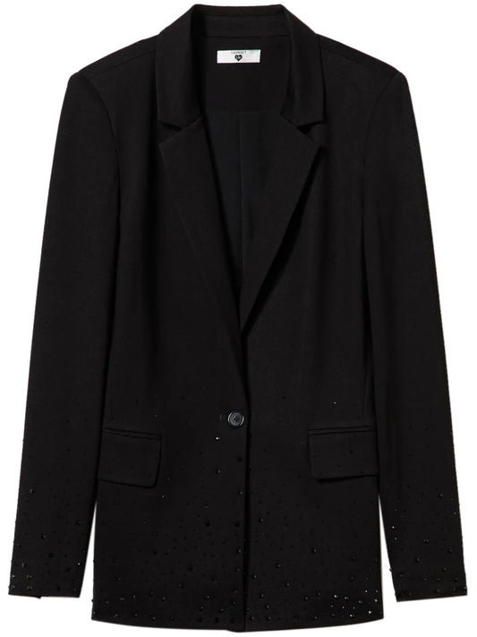 Rhinestone-Embellished Blazer