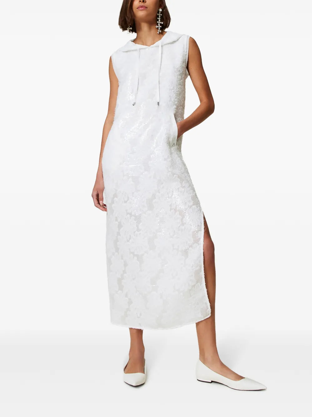 Full-Sequined Dress