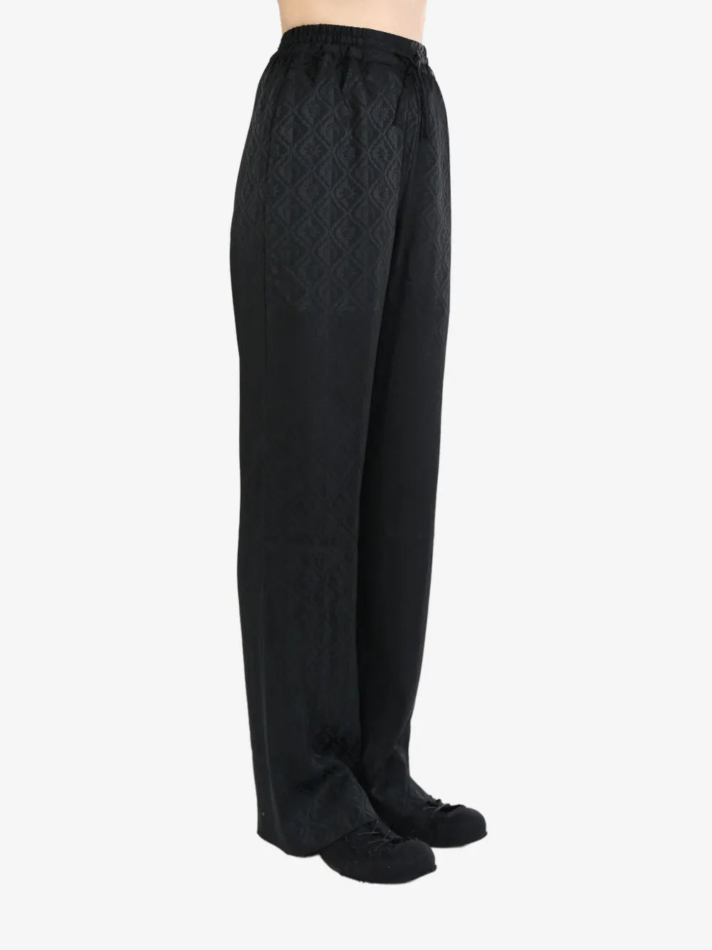 Moon-Print Flared Trousers