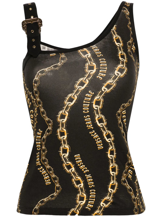 Logo-Chain Tank Top