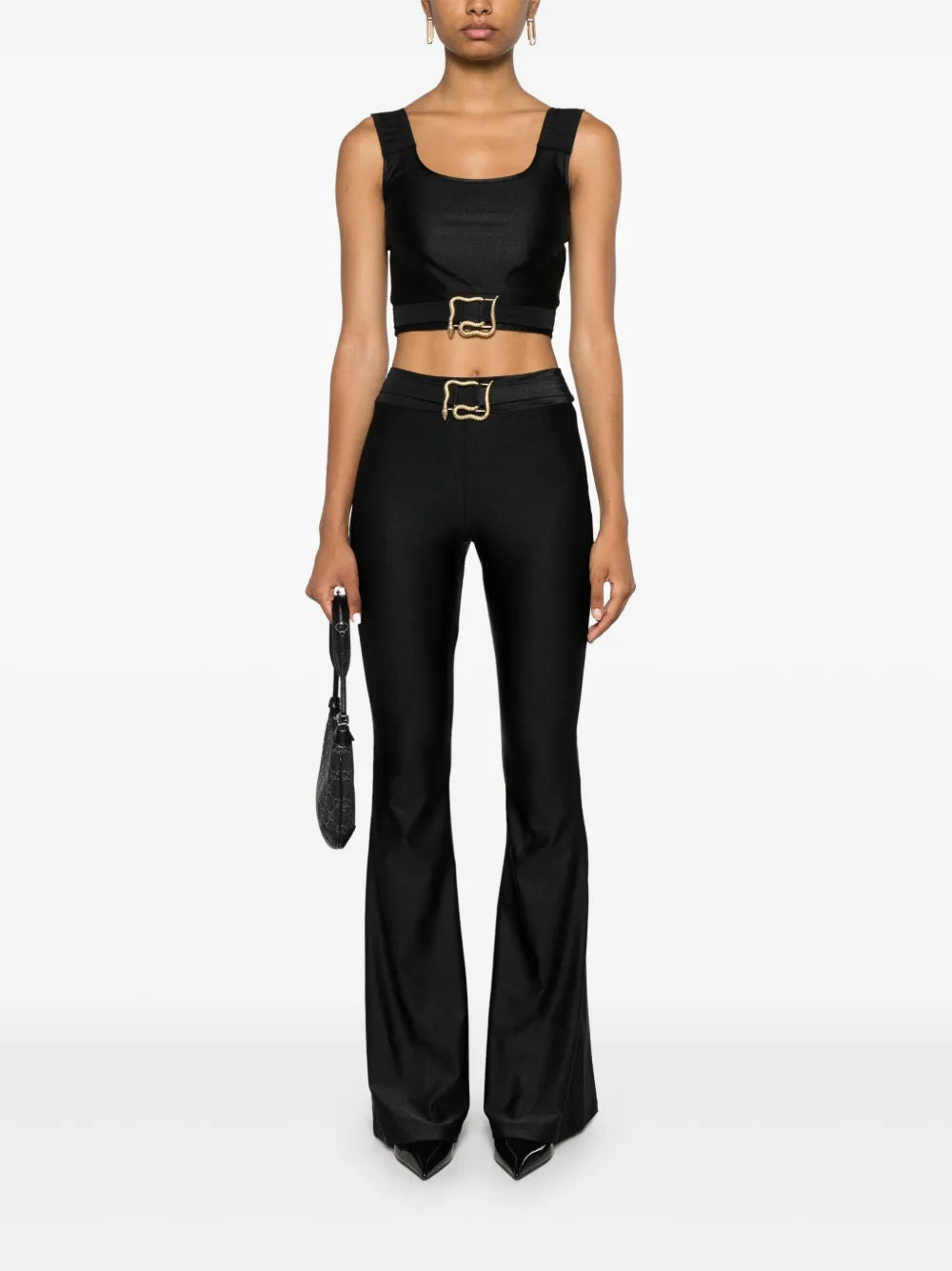 Logo-Straps Crop Top