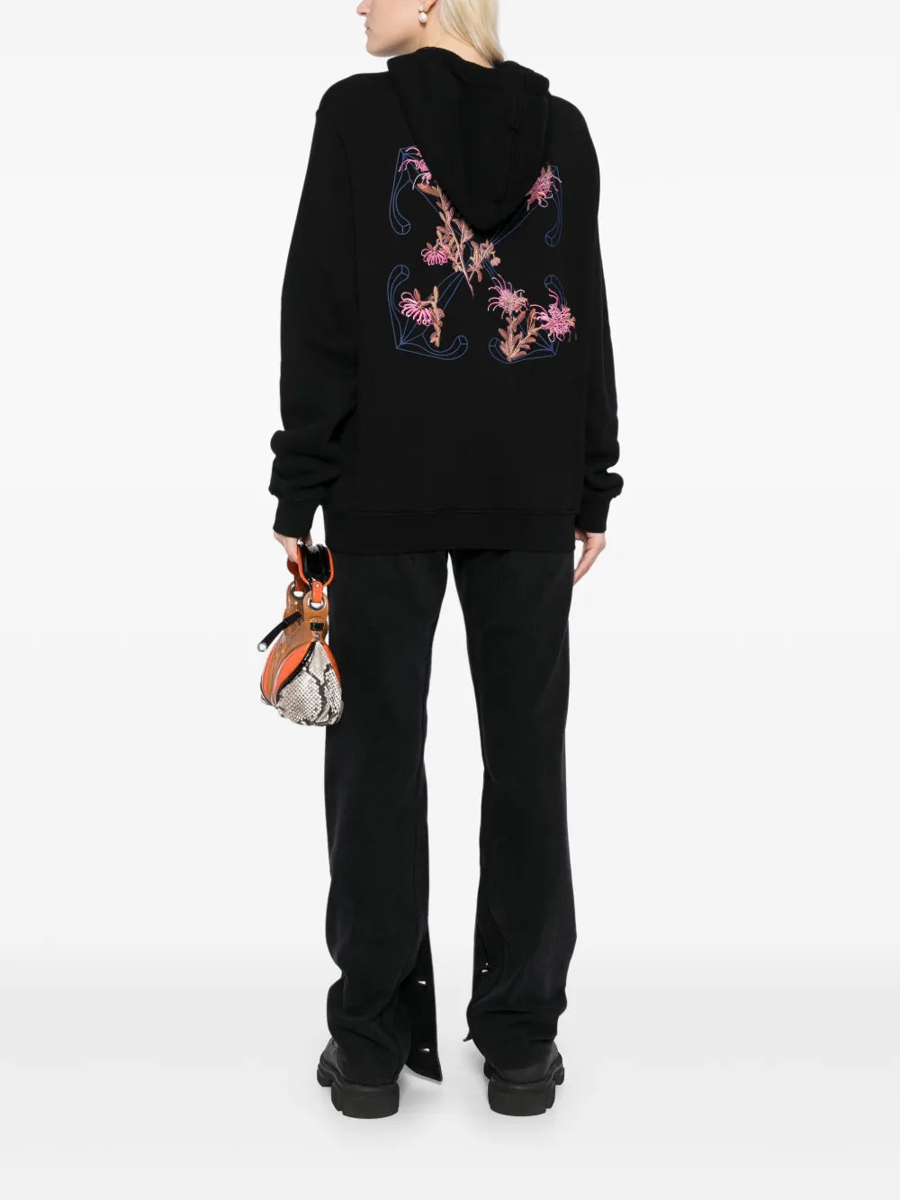 Pinkflower Arrow Hoodie