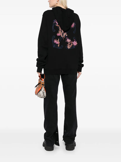 Pinkflower Arrow Hoodie