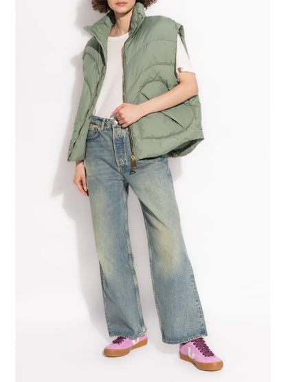 High-Neck Vest Jacket