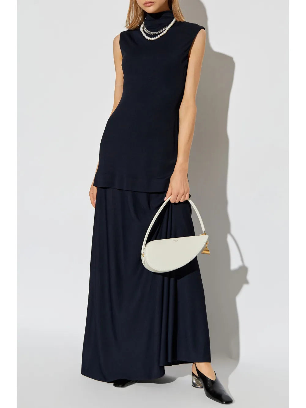Layered Sleeveless Maxi Dress