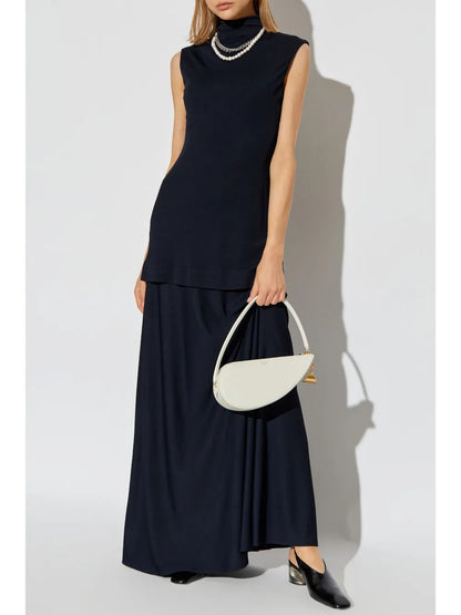 Layered Sleeveless Maxi Dress