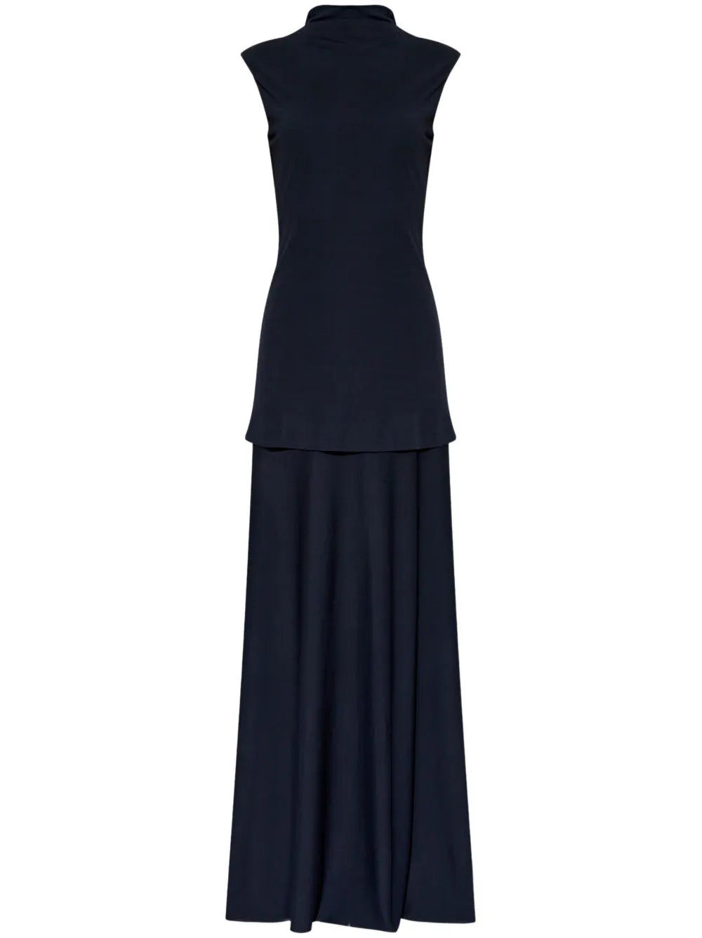 Layered Sleeveless Maxi Dress