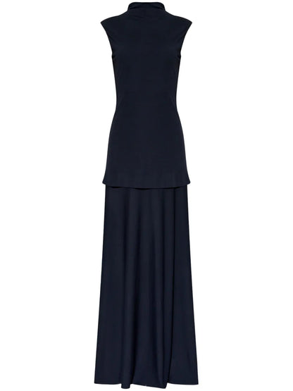 Layered Sleeveless Maxi Dress