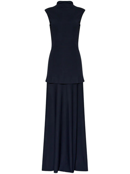Layered Sleeveless Maxi Dress