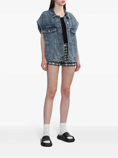 Tyana Lurex Tweed Mini Shorts