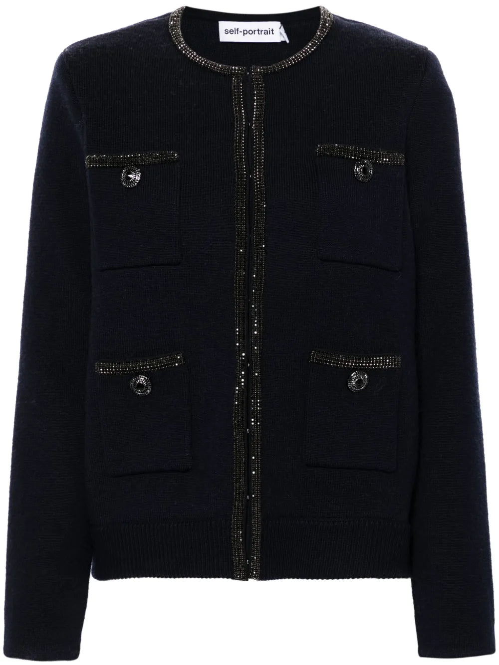 Embellished Knitted Cardigan