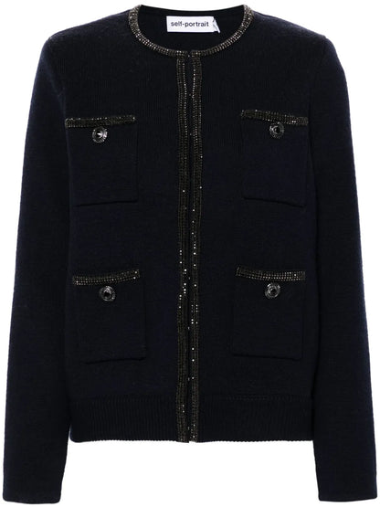 Embellished Knitted Cardigan