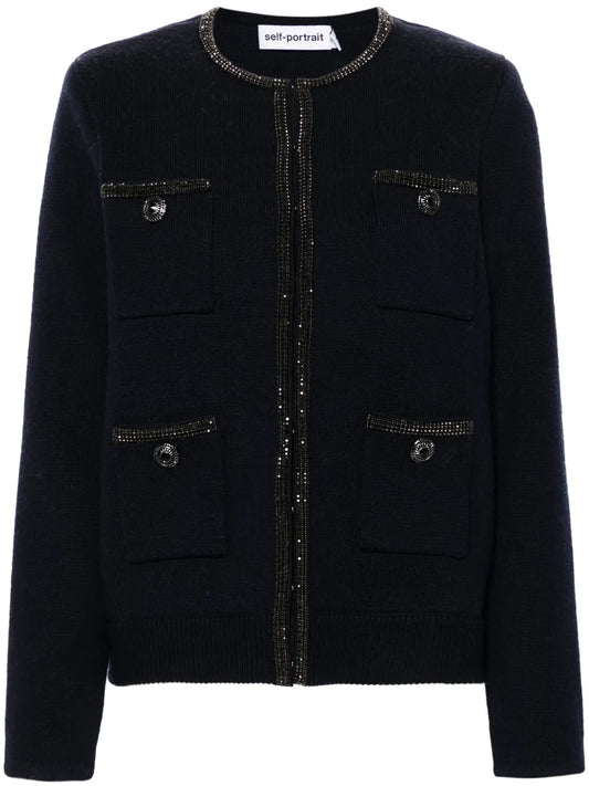 Embellished Knitted Cardigan