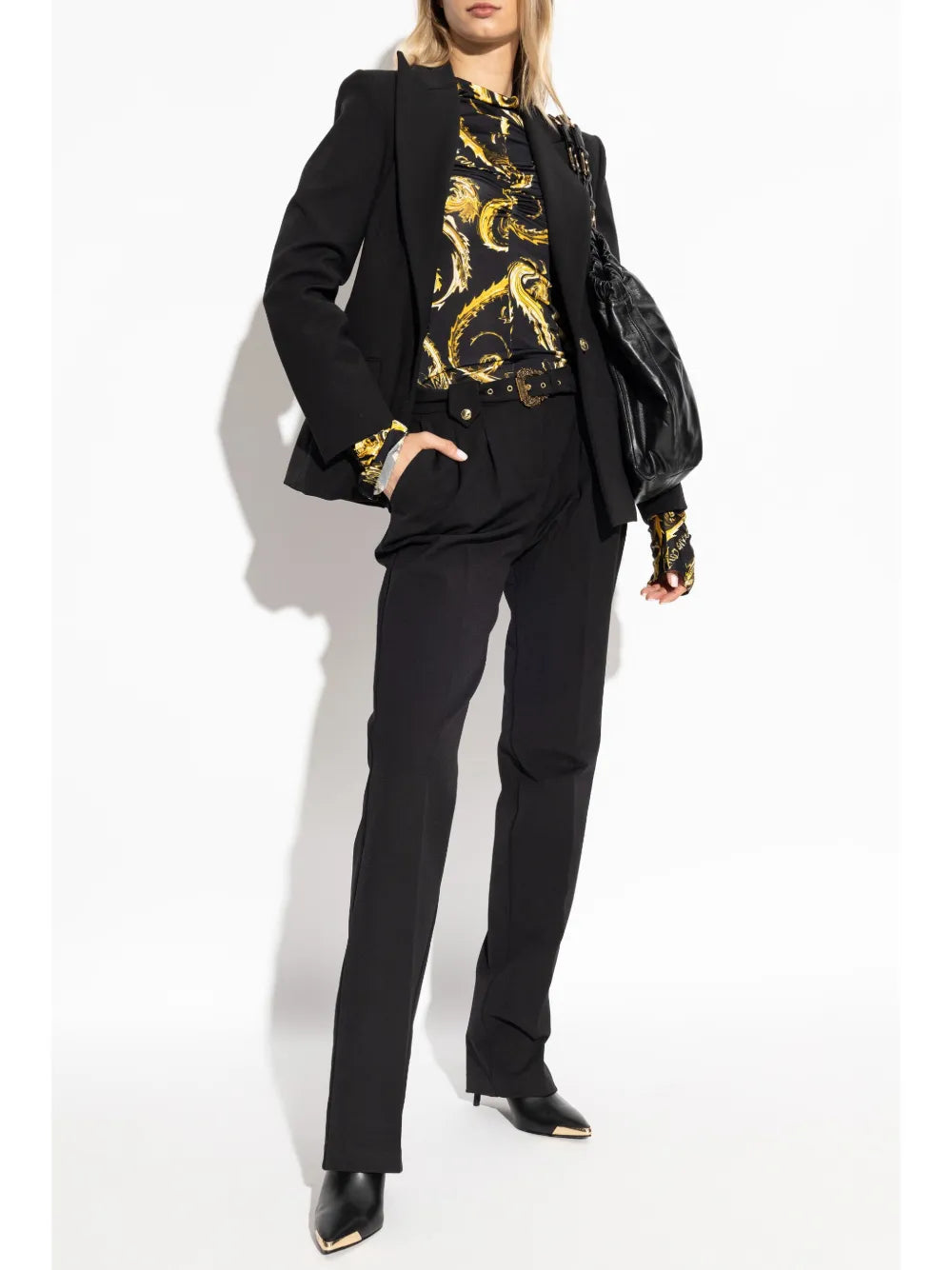 Belted Tailored Trousers